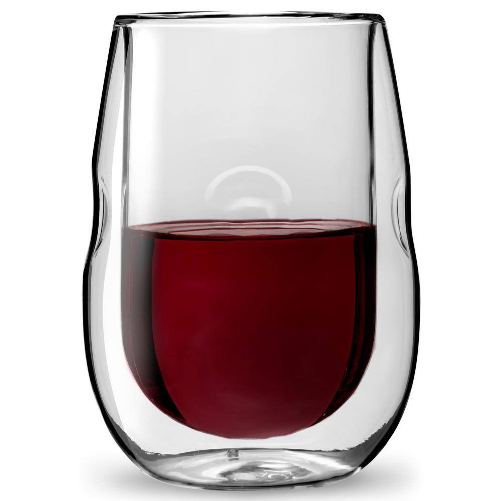 Ozeri Moderna Artisan Series 10 oz. Double Wall Insulated Wine and Beverage Glasses (Set of 6) DW10W-6