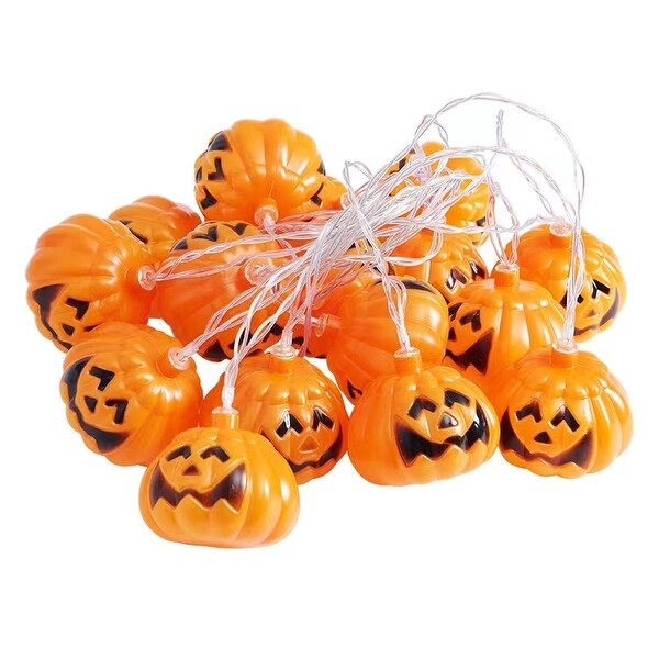 10LED Pumpkin String Fairy Lights for Halloween Party Decor Shopping - The Best Deals on String Lights | 40625583