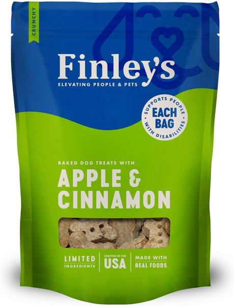 Finley's Barkery Wheat-Free Apple and Cinnamon Crunchy Biscuit Dog Treats