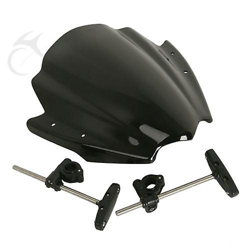 Born Pretty Universal Motorcycle Windshield Windscreen 7/8andquot; andamp; 1andquot; Handlebar Mount For Harley Two Colors