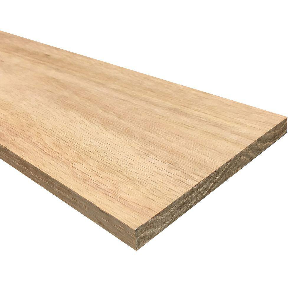 Weaber 12 in. x 6 in. x 4 ft. Hobby Board Kiln Dried S4S Oak Board (10-Piece) 27187