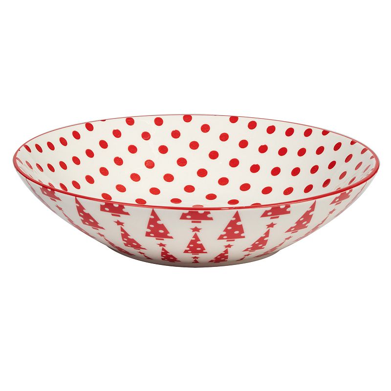 Certified International Set of 6 Peppermint Candy Soup/Pasta Bowls