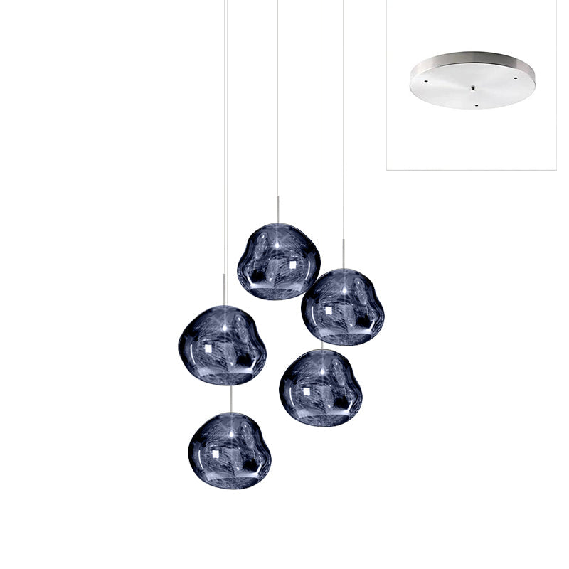 Multi Lava Round Pendant Lamp