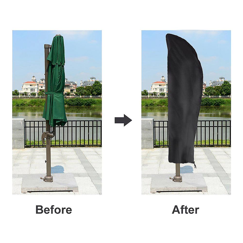 Waterproof Oxford Garden Umbrella Cover Protector Outdoor Patio Rain Covers(280*30/81/46cm)