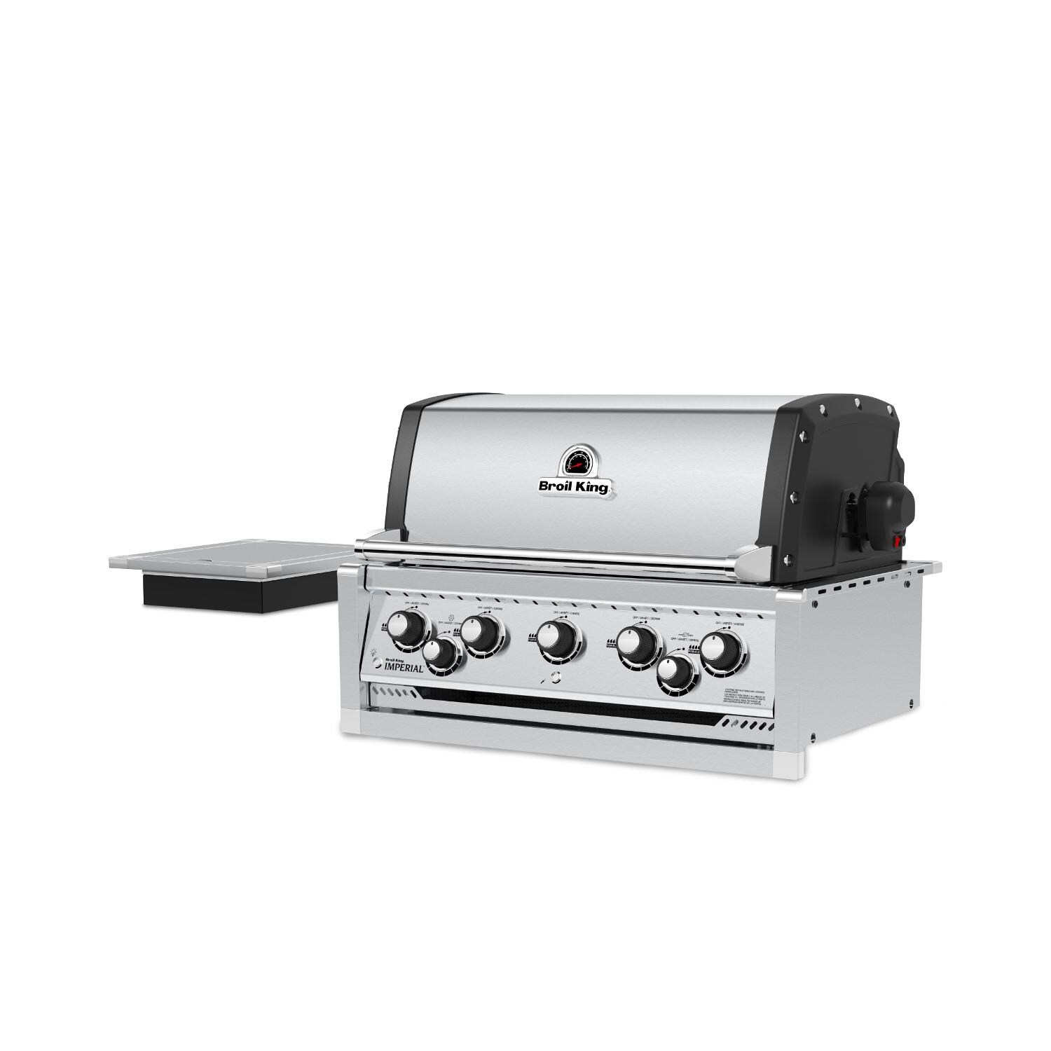 Broil King Imperial 590 5-Burner Built-In Propane Gas Grill With Rotisserie and Side Burner