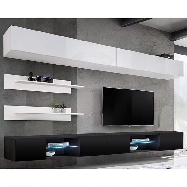 Fly I1 33TV Wall Mounted Floating Modern Entertainment Center