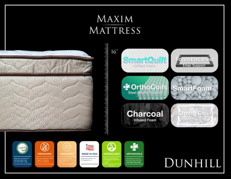 Dunhill Premium Mattress- Ultra Firm Pillow Top