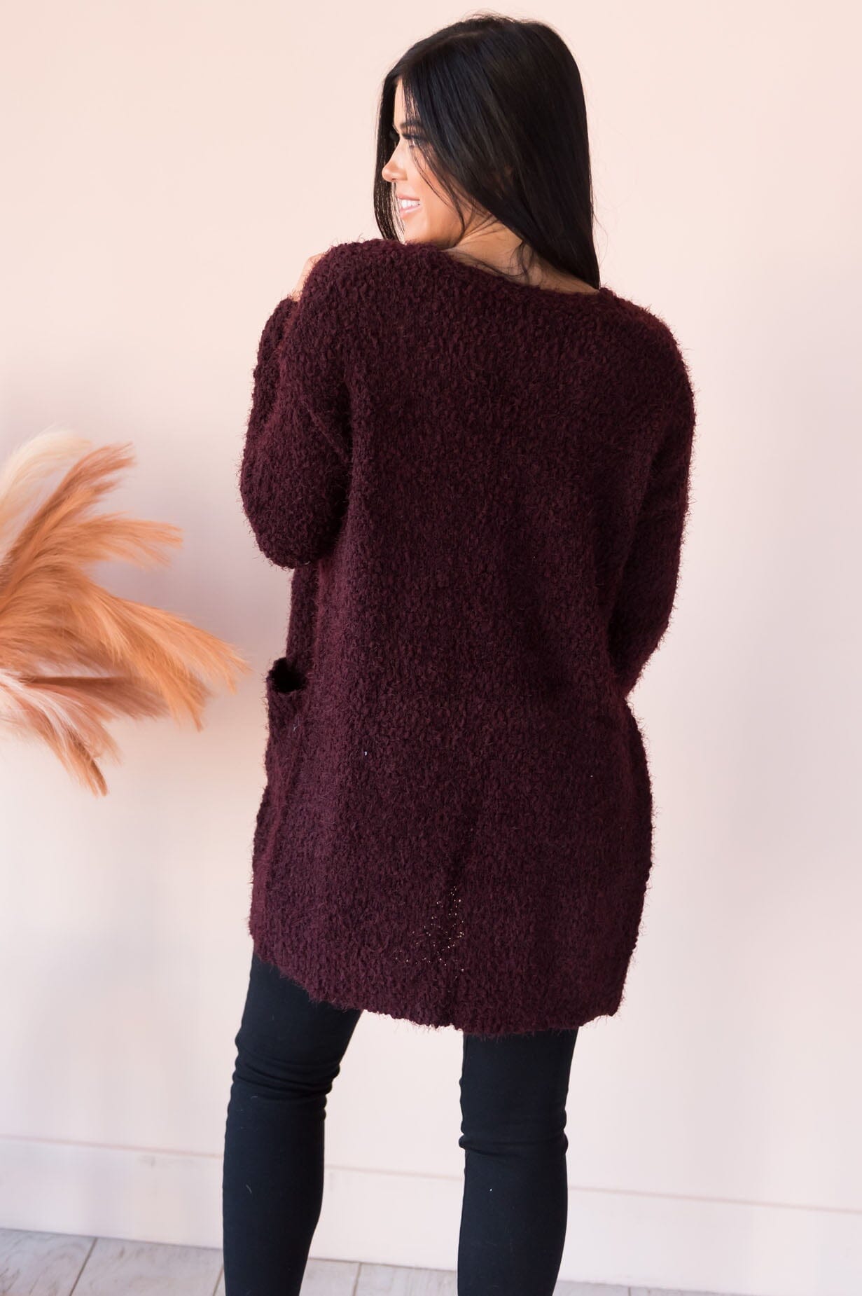 Soft & Cuddly Modest Sweater Cardigan