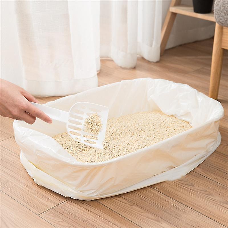 20pcs Cat Litter Bag Thickened Cat Litter Box Bag Hygienic Elastic