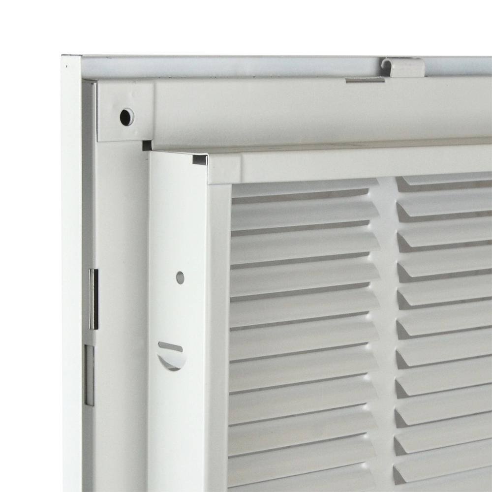 Venti Air 12 in. Wide x 24 in. High Return Air Filter Grille of Steel in White HFG1224