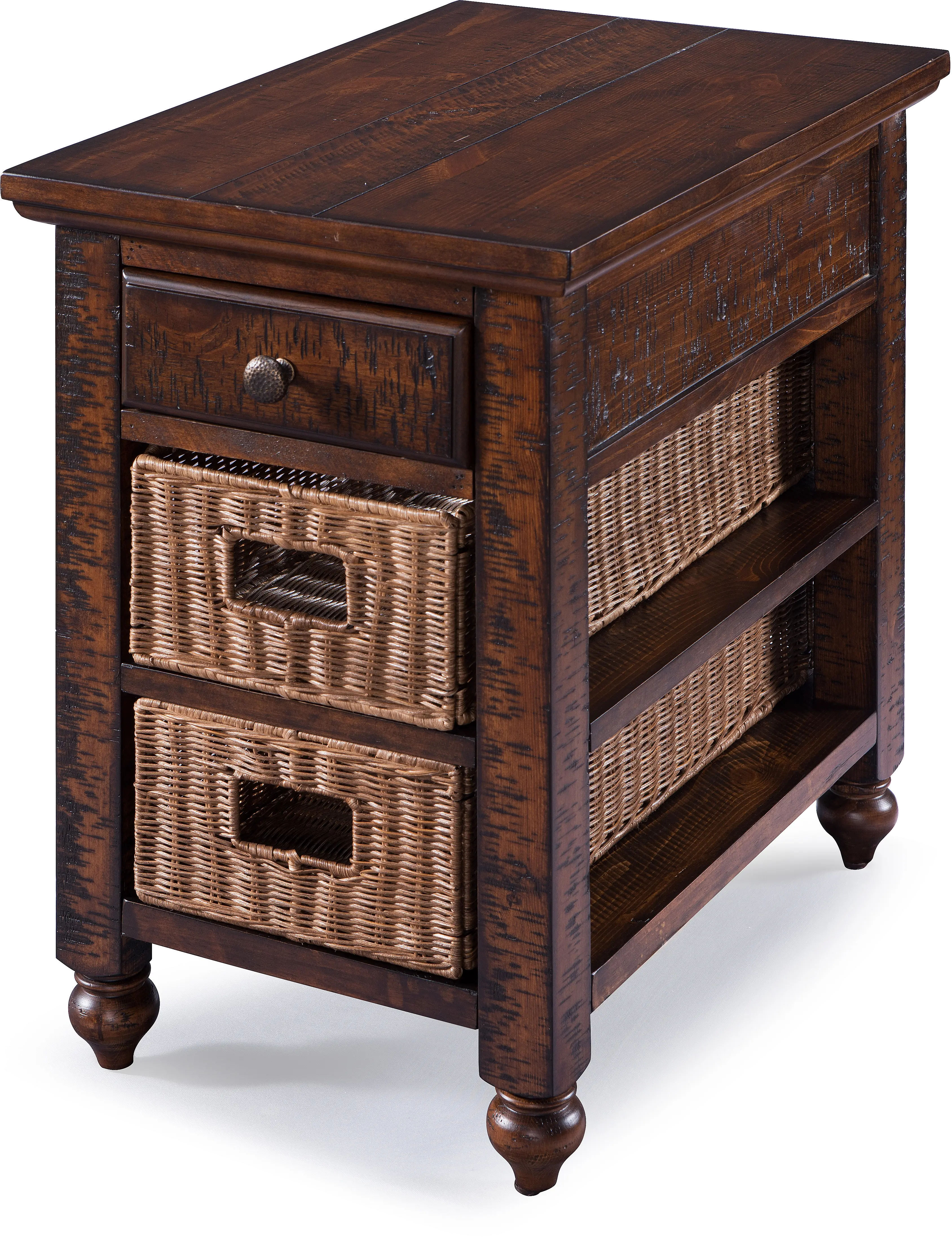 Cottage Lane Brown Side Table