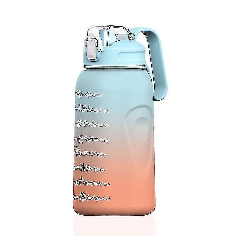 2l Large-capacity Space Cup Outdoor Frosted Sports Kettle Gradient Col