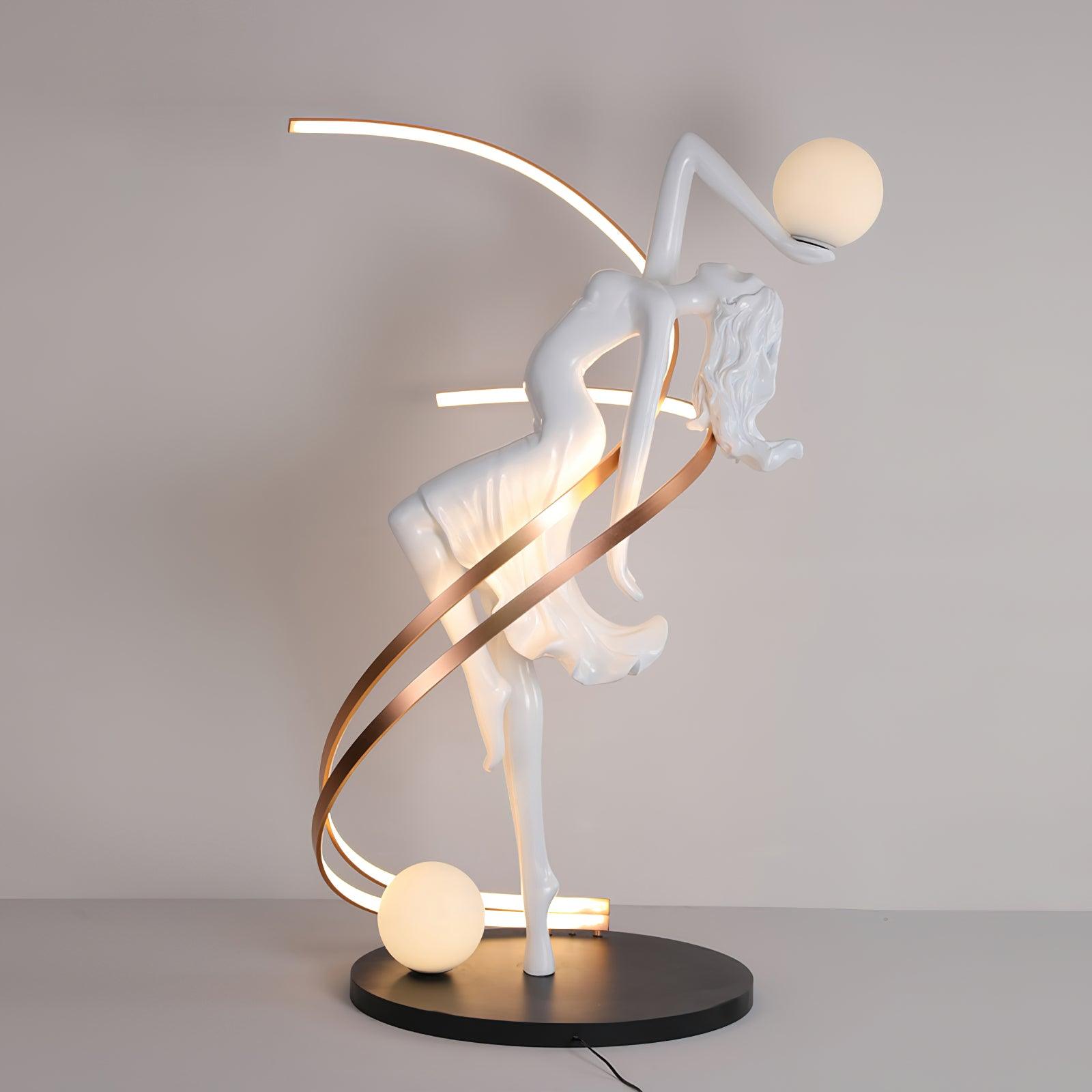 Misha Goddess Statue Floor Lamp