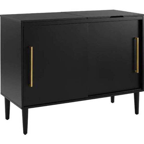 Everett Matte Black Media Console