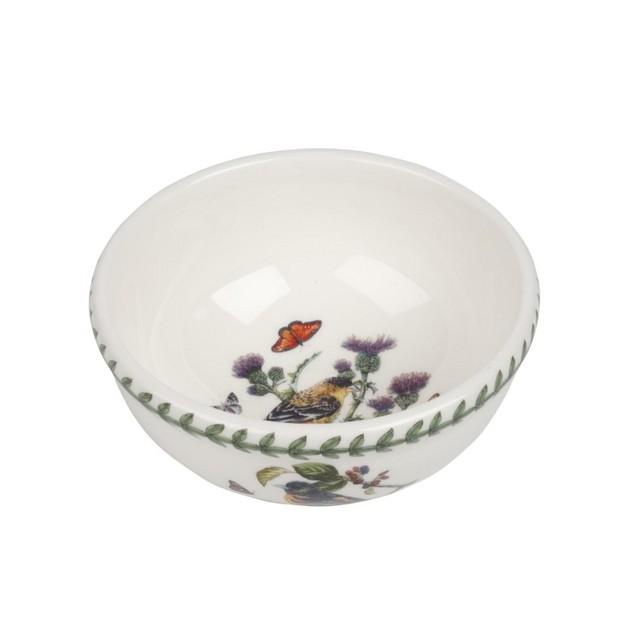 Portmeirion Botanic Garden Birds Individual Fruit Salad Bowl Set Of 6 Made In England Assorted Bird Motifs 5 5 Inch