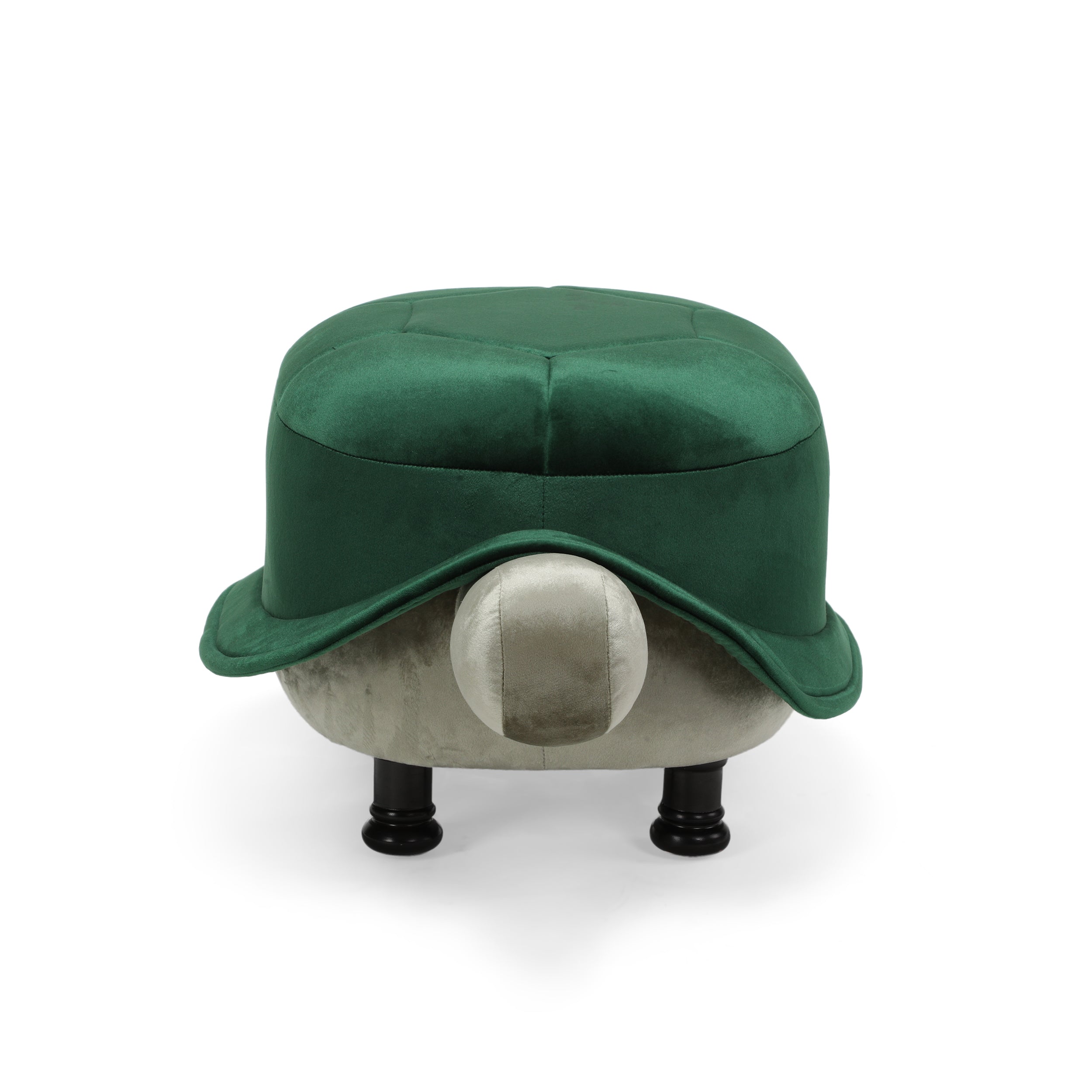 Azariah Velvet Turtle Ottoman