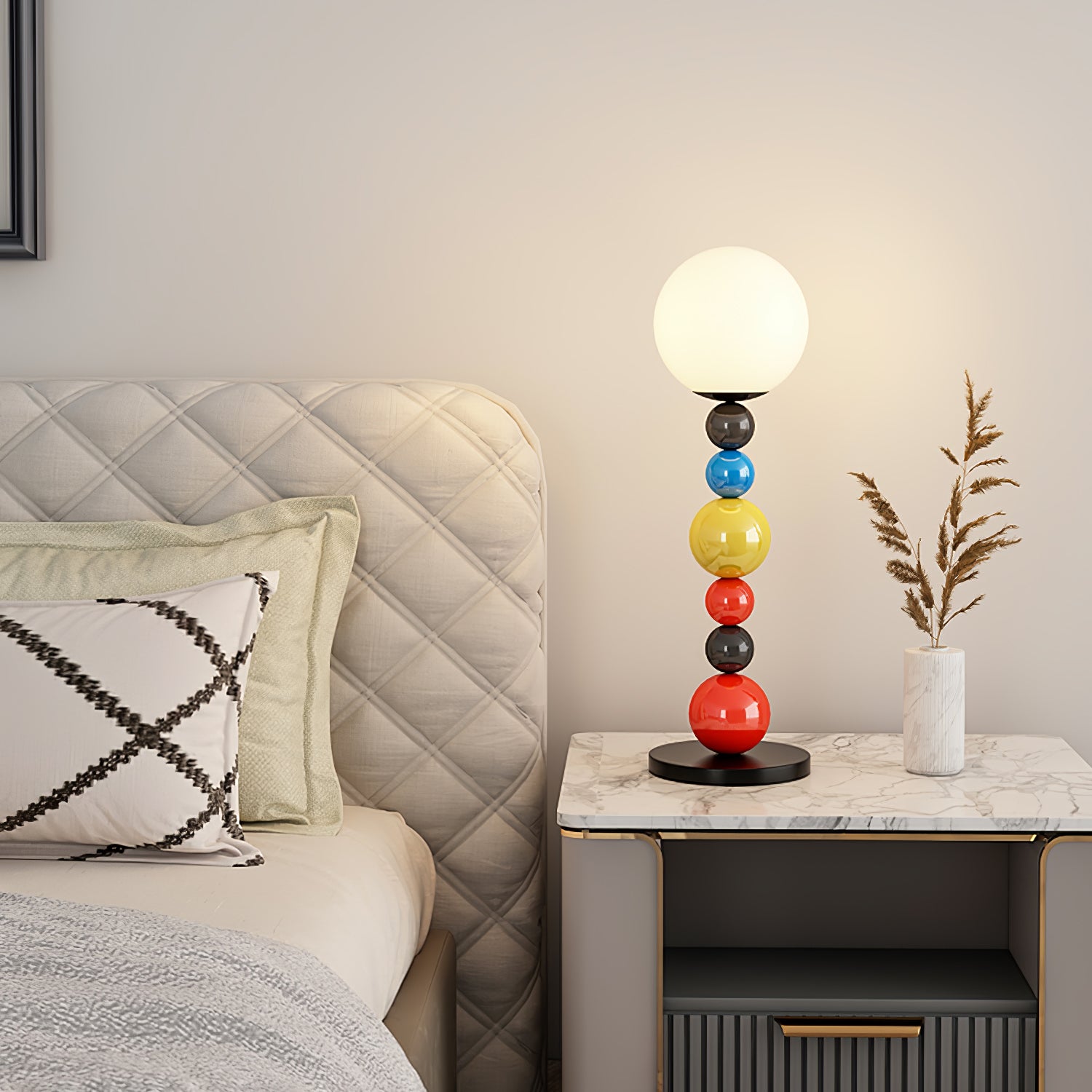 Colorful Round Ball Floor Lamp