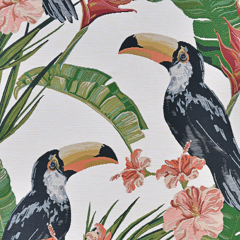 Couristan Dolce Toucans Ivory Indoor Outdoor Area Rug