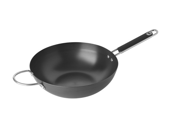 Kuhn Rikon Essential Covered Wok Skillet 12 6 inch With Lid 5 Qt