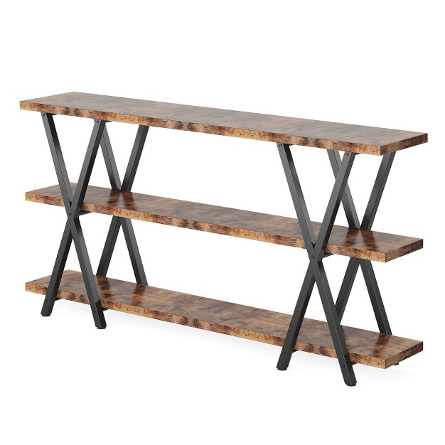 Tribesigns 70 9 Inches 3 tier Extra Long Console Table