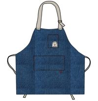 Yard Organic Cotton Denim Apron - Dark Denim