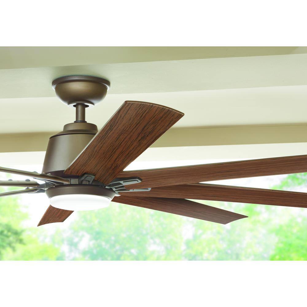 Home Decorators Collection Kensgrove 72 in. Integrated LED IndoorOutdoor Espresso Bronze Ceiling Fan with Light and Remote Control YG493E-EB