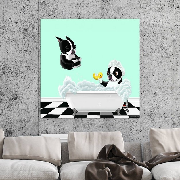 Bath Time By Brian Rubenacker Unframed Wall Canvas Icanvas