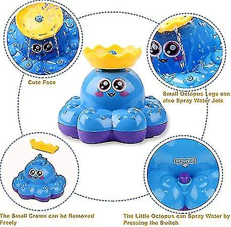 Bath Toys Floating Toys Watering Toys Bathtub Bathroom Pool Watering Toys (blue)