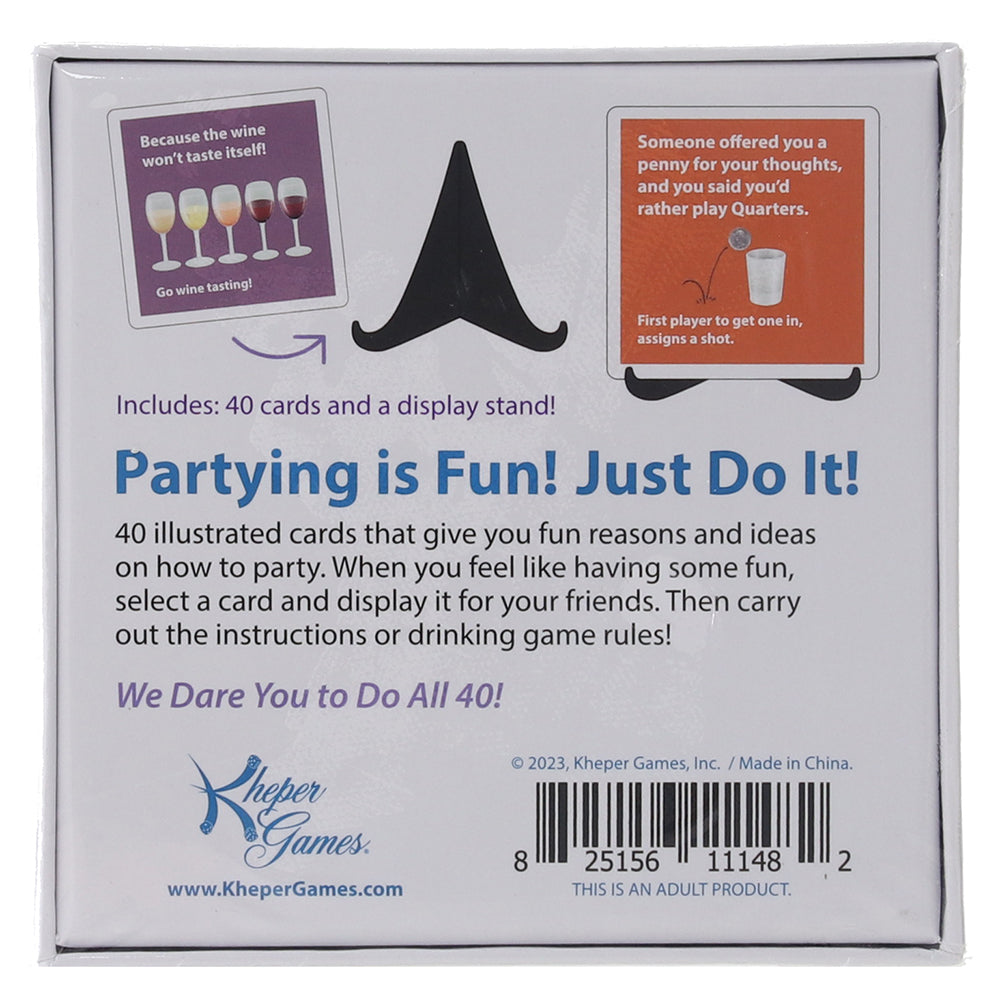 40 Reasons To Party Cards