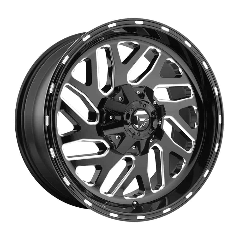 Fuel 1PC D581 TRITON D581 20X8.25 8X210 GL-BLK-MIL 105MM