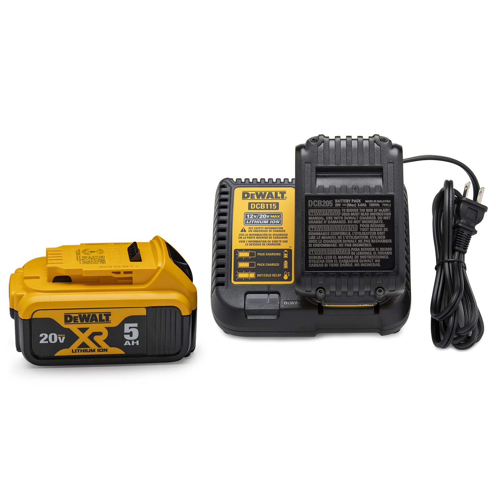 Dewalt 20V MAX Battery Starter Kit with 2 Batteries