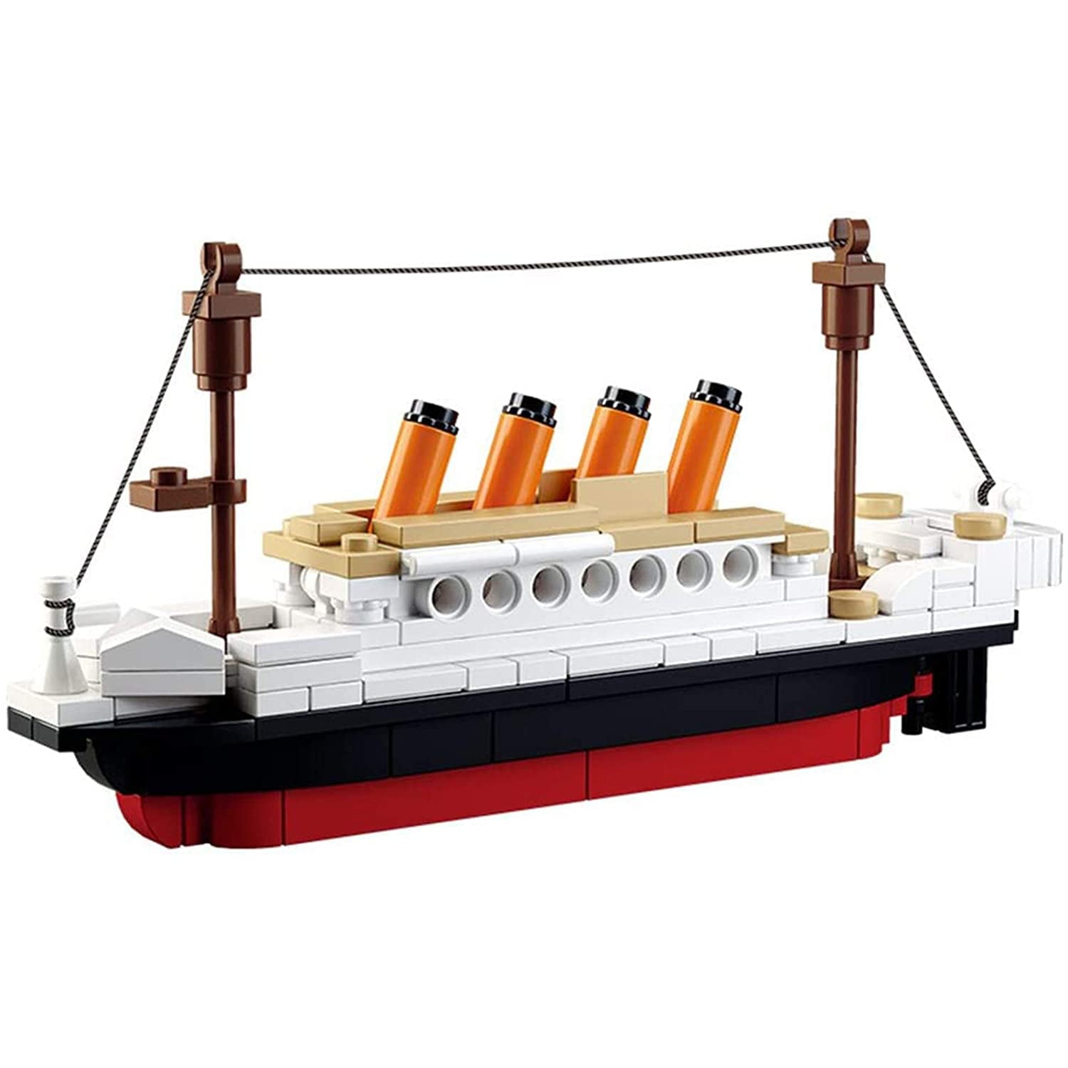 Building Blocks Titanic ShipBoat 3D Model Educational Gift Toys for Children 194PCS