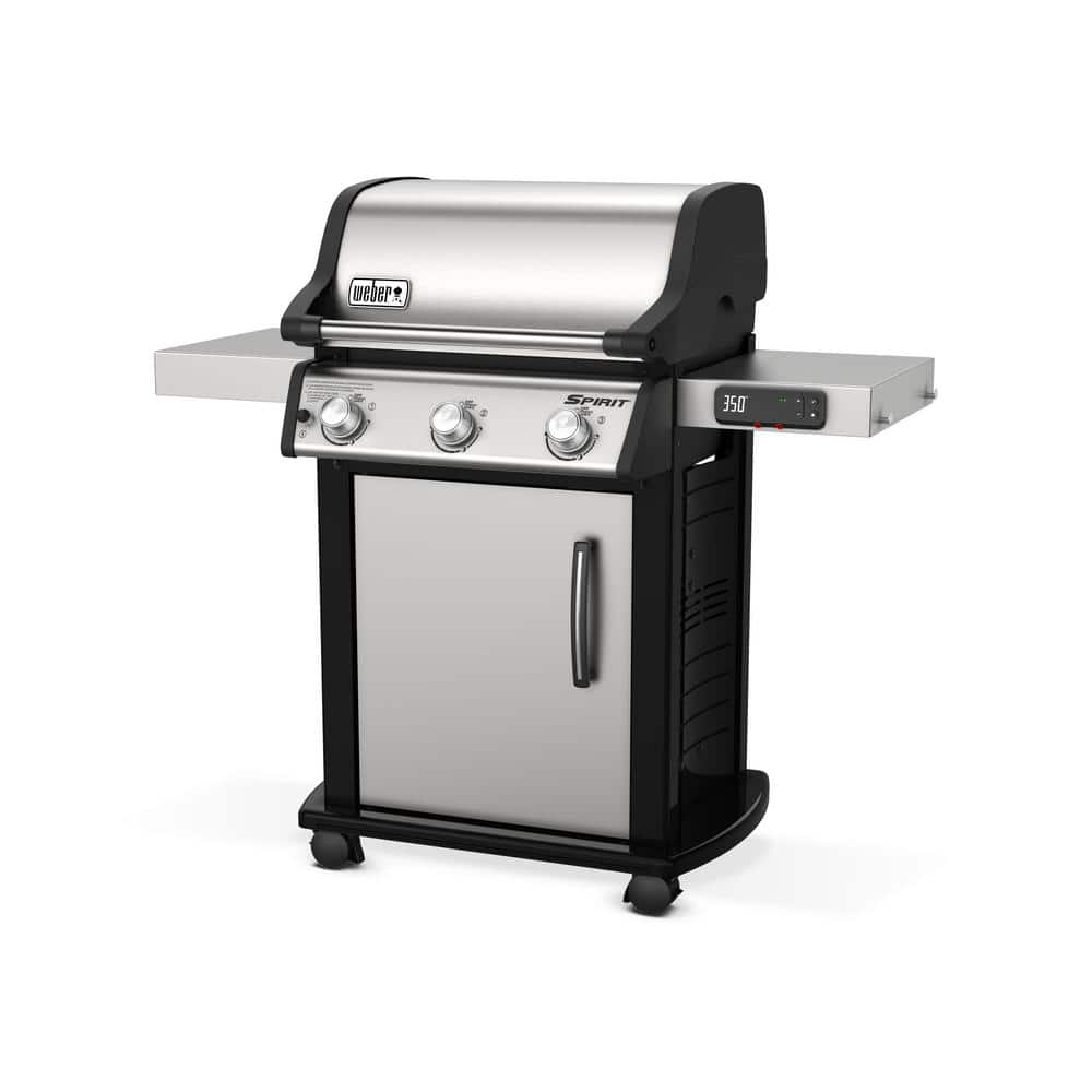 Weber Spirit SX-315 3-Burner Propane Gas Smart Grill in Stainless Steel 46502401