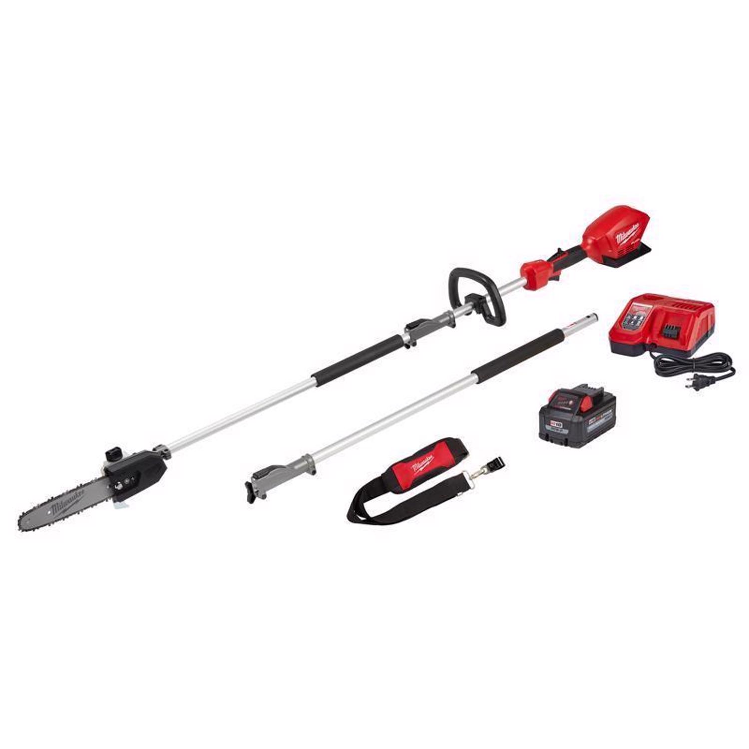 MW M18 FUEL 10 in. 18 V Battery Pole Saw Kit (Battery and Charger)