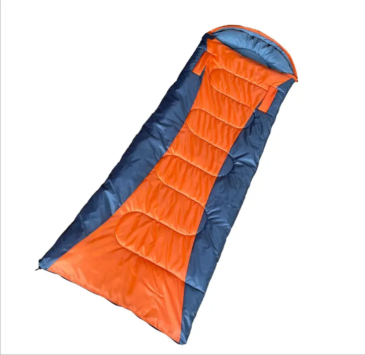 Outdoor ultralight envelope hollow cotton sleeping bag camping thickened warm sleeping bag