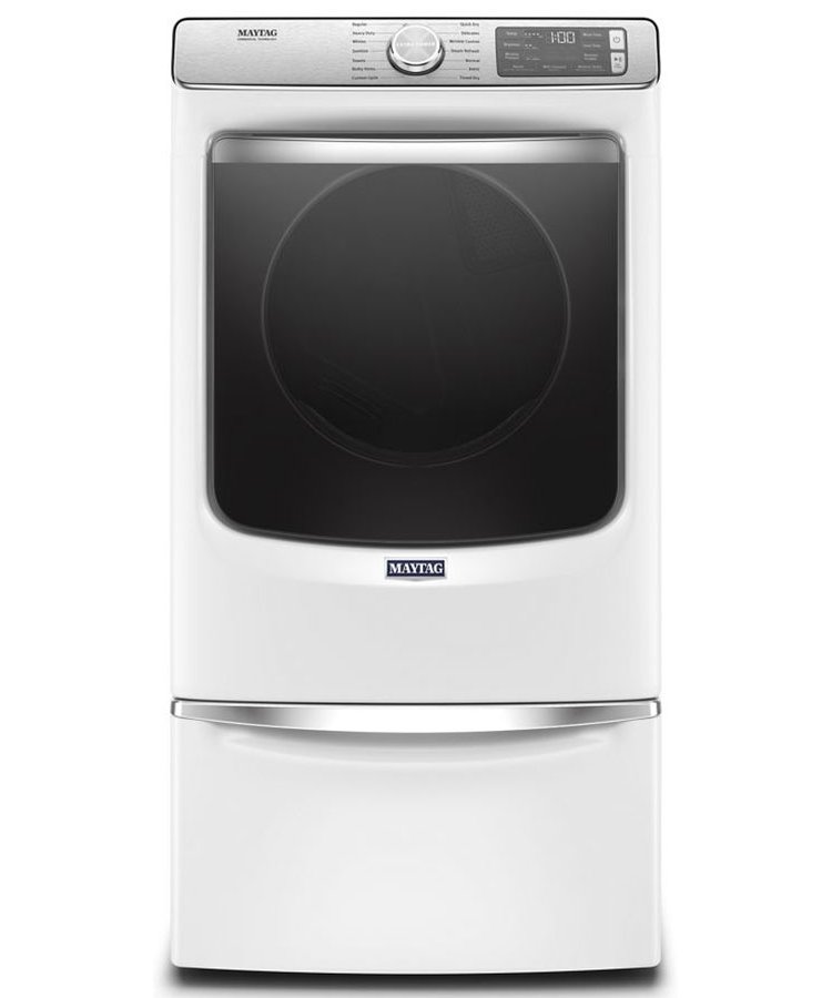 Maytag ADA 7.3 Cu. Ft. White Smart Front Load Electric Dryer With Extra Power And Advanced Moisture Sensing With Industry-Exclusive Extra Moisture Sensor