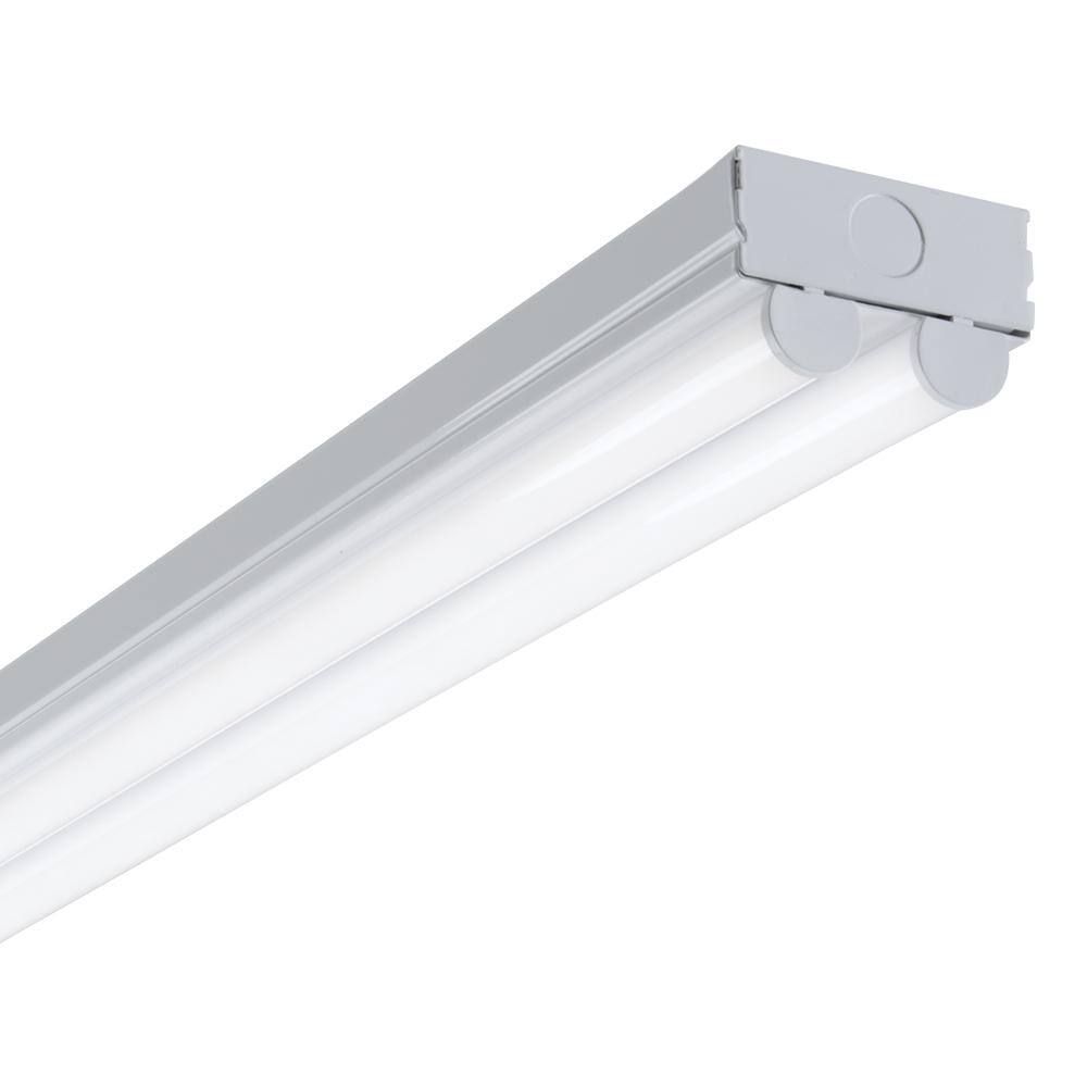 Metalux 8 ft. 2-Light Linear White Integrated LED Garage Strip Light with 8913 Lumens 4000K 8ST2L8040R