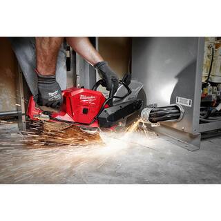 MW M18 FUEL ONE-KEY 18V Lithium-Ion Brushless Cordless 9 in. Cut Off Saw Kit w8.0 ah Battery 2786-22HD-48-11-1880