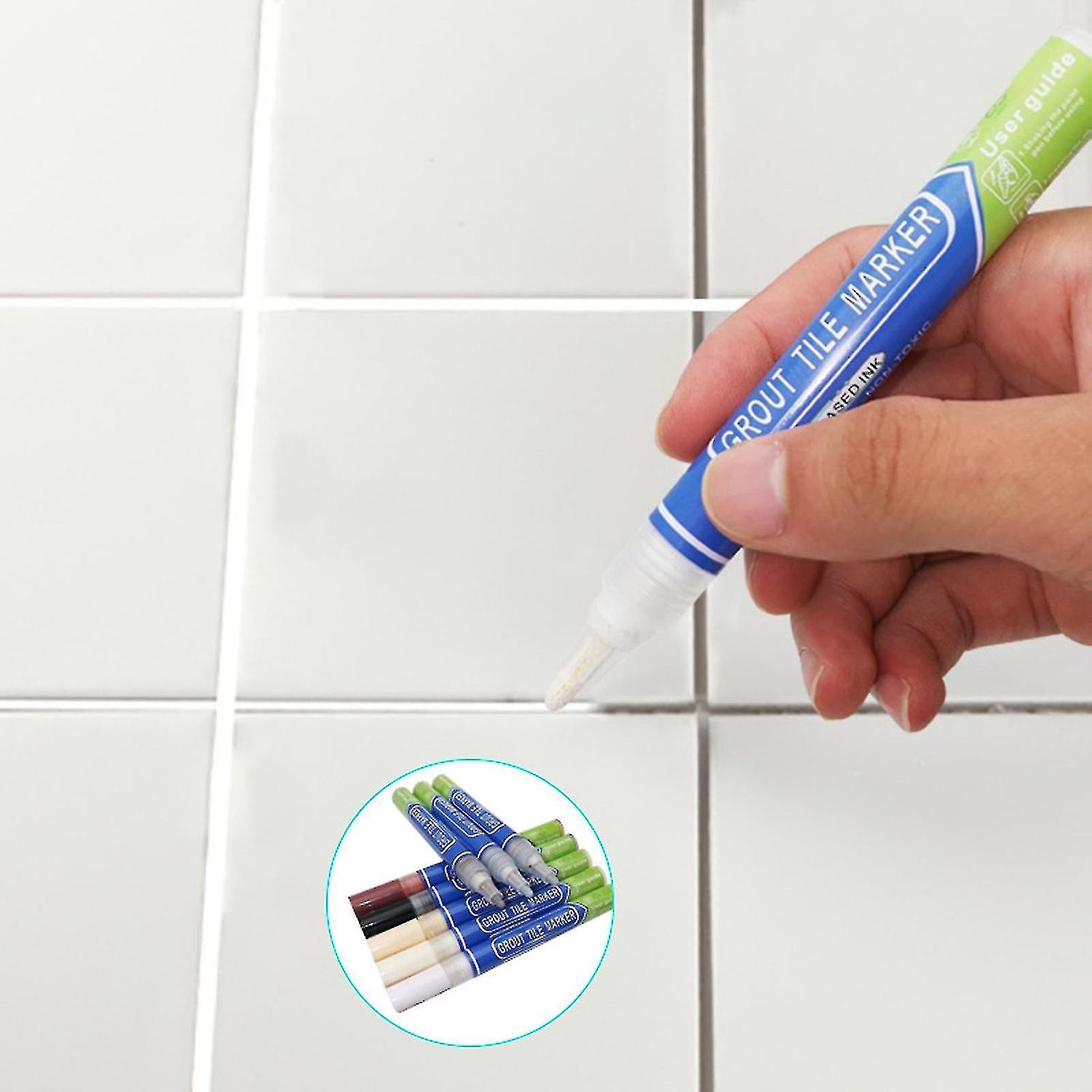 Grout Pen，for Revives Restores Tile In Kitchen Shower Bathroom，waterproof Quick