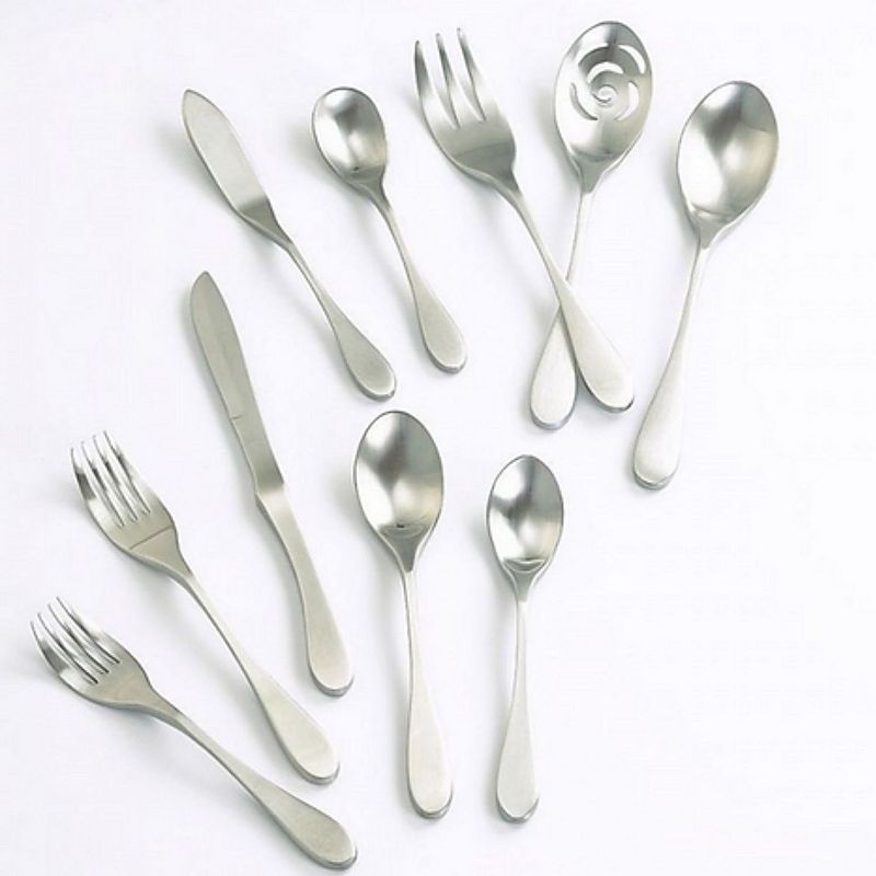 Knork Original Cutlery Matte 45-Piece Flatware Set