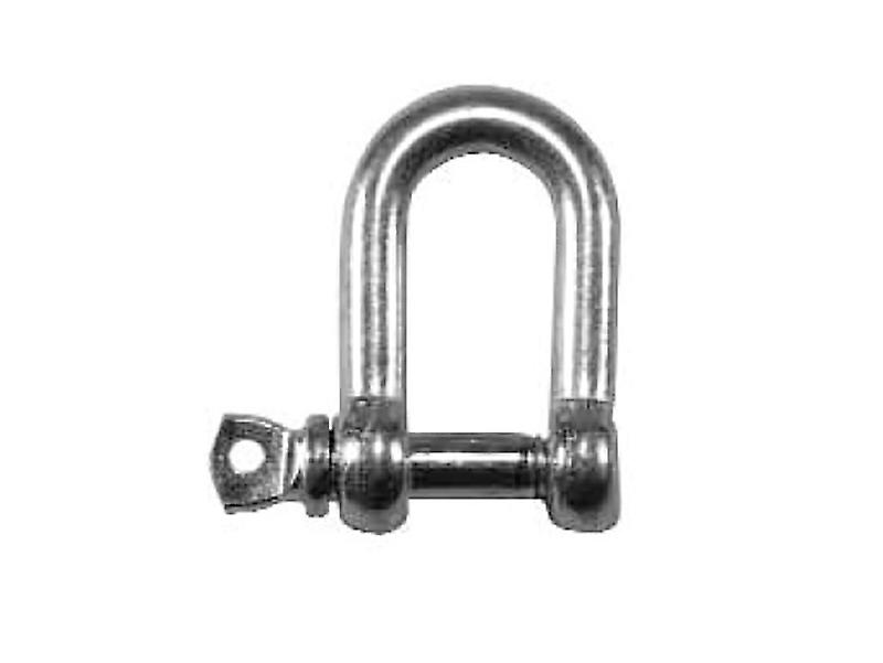 Faithfull D Shackle Stainless Steel 6mm (Pack of 2) FAICHDS60SS