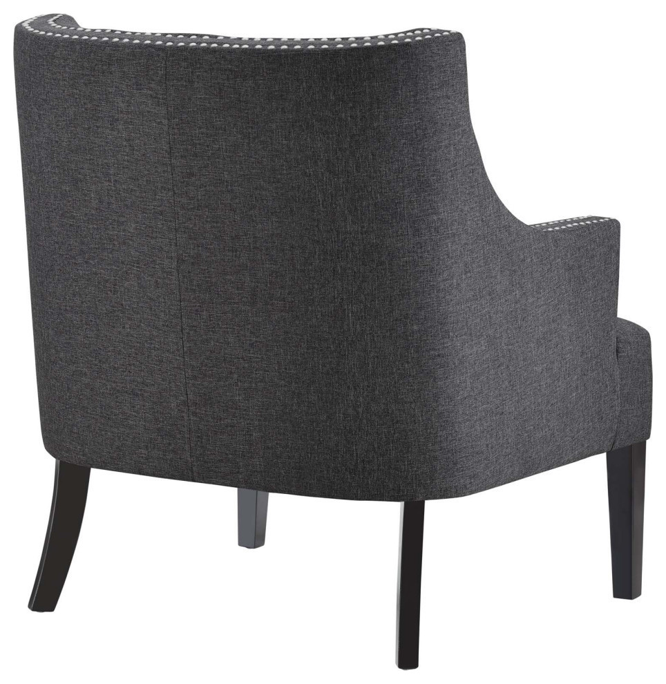 Isla Gray Wood Armchair   Modern   Armchairs And Accent Chairs   by Rustic Home Furniture Deco  Houzz