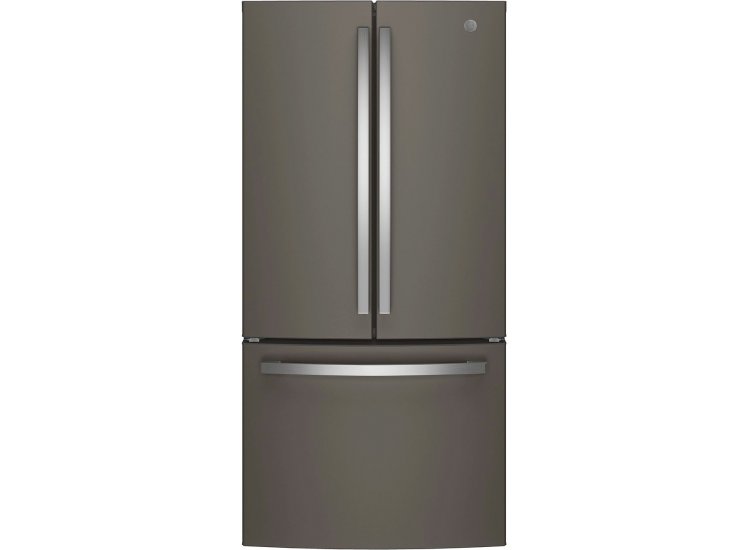 GE ENERGY STAR 18.6 Cu. Ft. Slate Counter-Depth French-Door Refrigerator