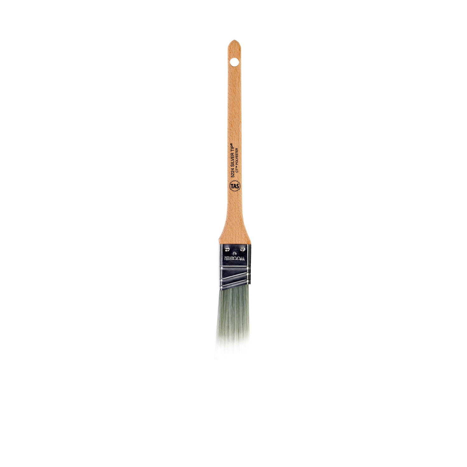 Wooster Silver Tip 1 in. Soft Thin Angle Trim Paint Brush