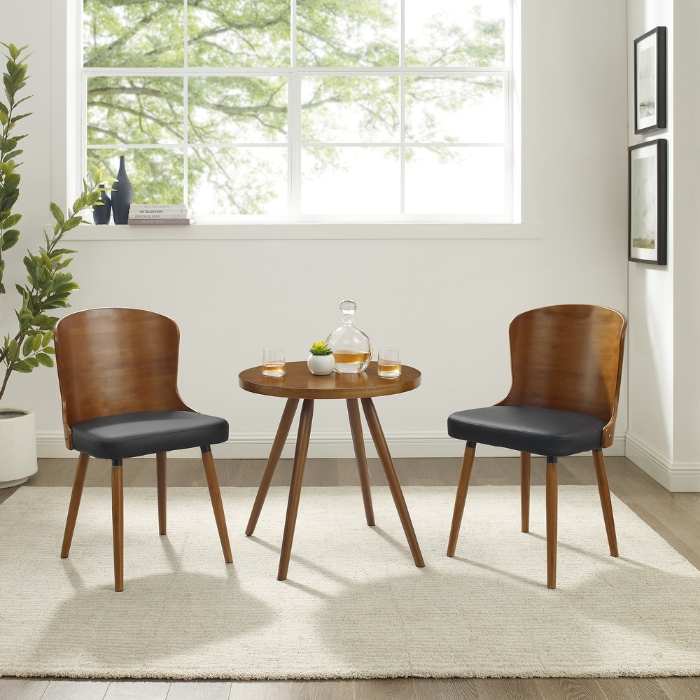 Corvus Calvados Mid century Modern Dining Chairs (Set of 2)