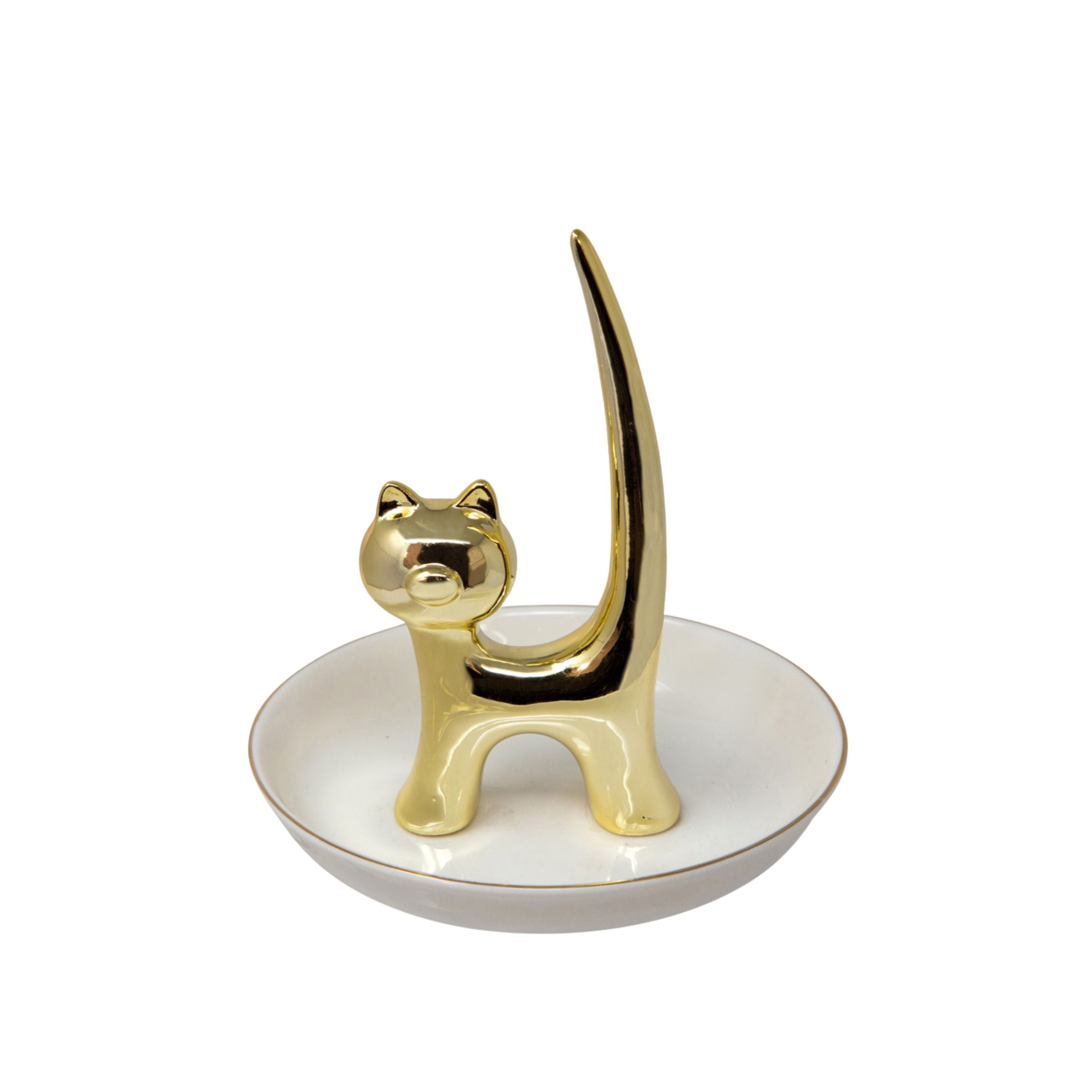 Cat Ring Holder - Ceramic 12747-13