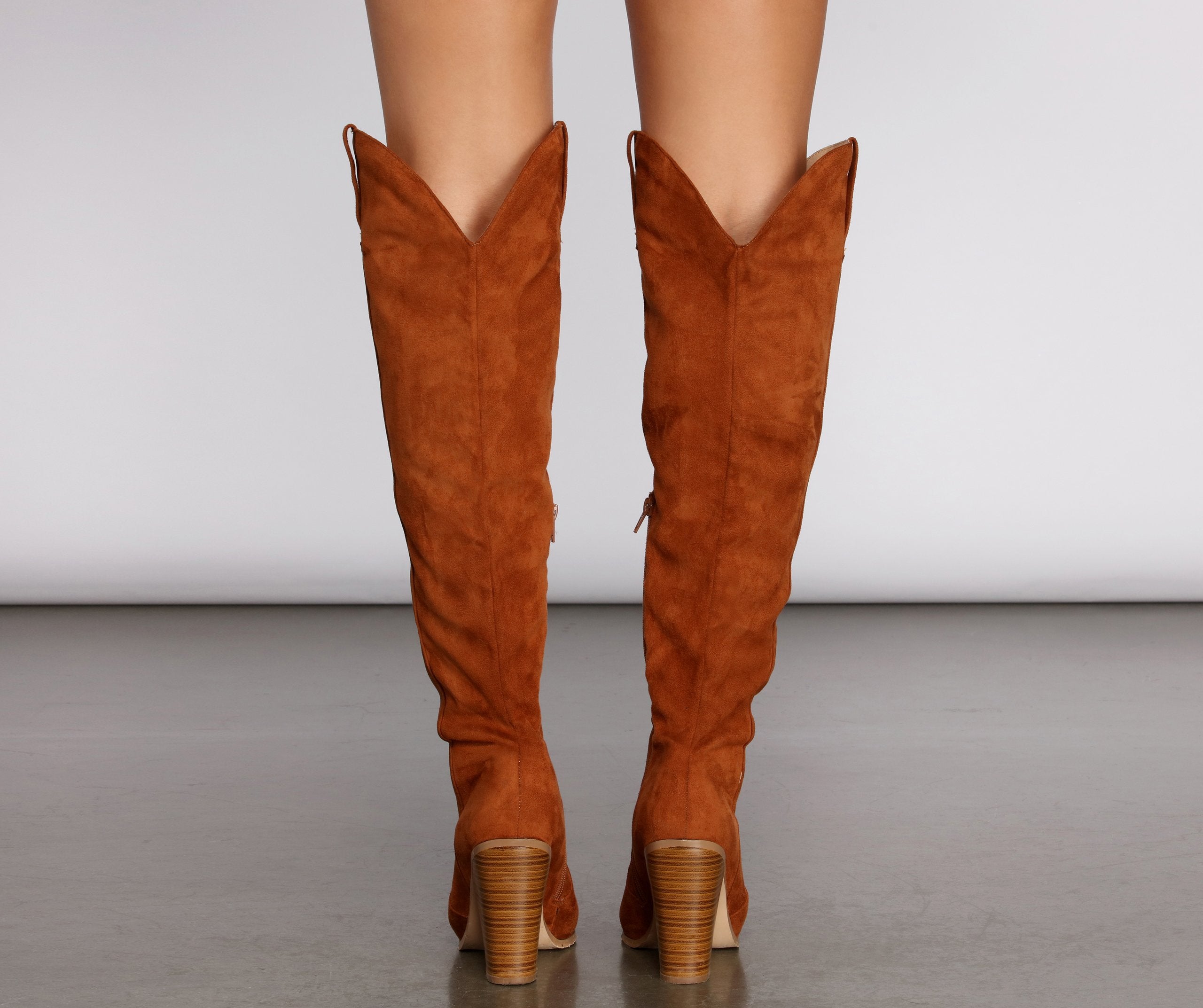 Wild West Knee-High Western Boots