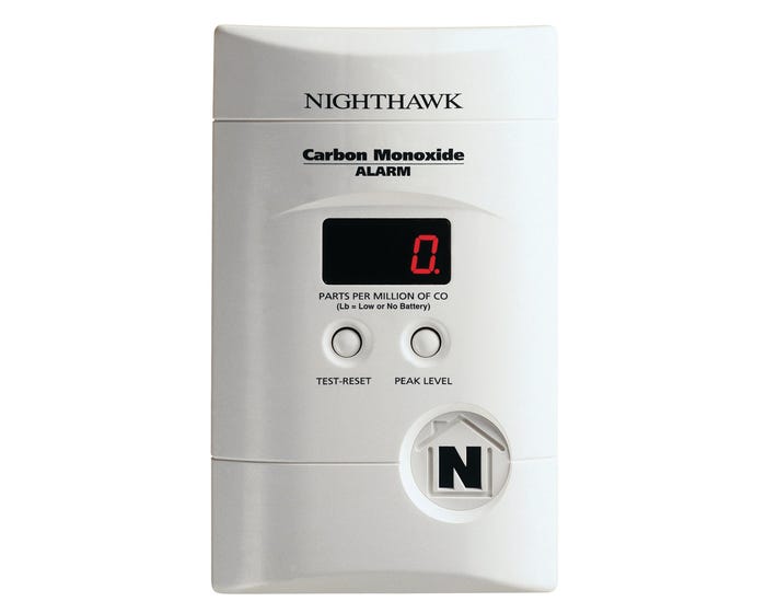 Nighthawk AC Plug-in Operated Carbon Monoxide Alarm with Digital Display by Kidde - 900-0076-01