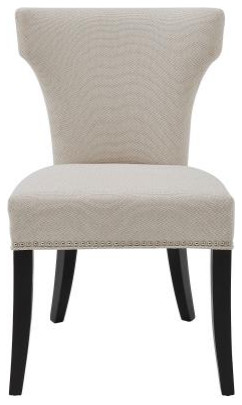 Dresden Fabric Chair  (Set of 2)   Contemporary   Dining Chairs   by VirVentures  Houzz