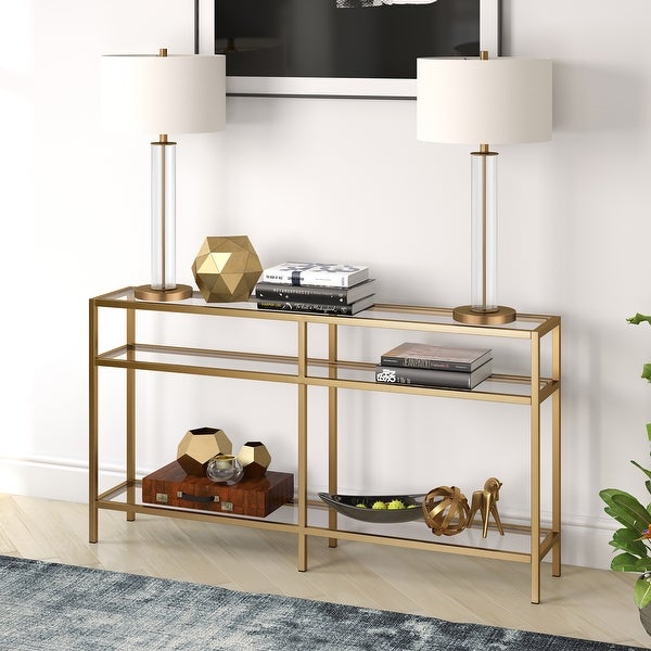 Silver Orchid Galeen Console Table